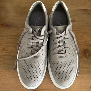 Brand New Grey Suede Cole Haan Grandseries Dress Shoes Sz 11.5